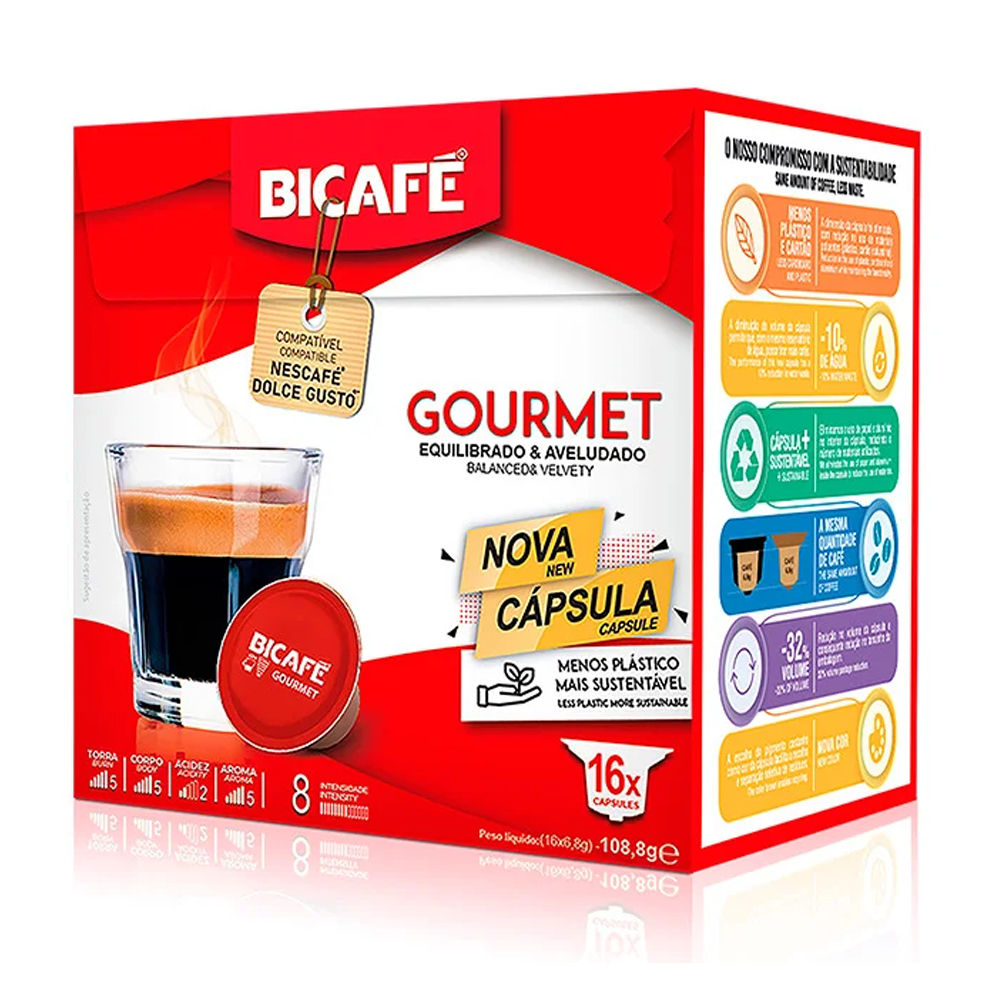 BICAFE DOLCE GUSTO GOURMET 16 CAPS BICAFE DOLCE GUSTO GOURMET 16 CAPS
