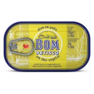 BOM PETISCO ATUM EM ÓLEO VEGETAL 120GRS