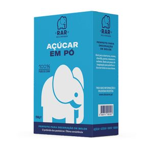 RAR AÇUCAR PÓ 250GR