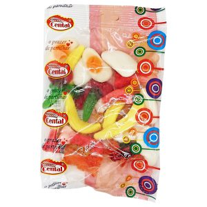 CENTAL GOMAS MIX FRUTAS COM BRILHO 150 X 10