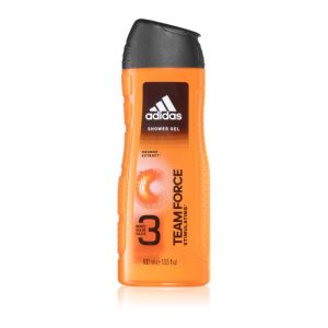 ADIDAS GEL BANHO TEAM FORCE ESTIMULANTE 3 EM 1 CORPO / CABELO / ROSTO 400ML