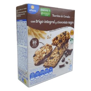 ALTEZA BARRAS CEREAIS TRIGO INT/CHOC.NEGRO 129GR 6B