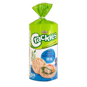 CAÇAROLA BOL.CRACKIES ARROZ INTEGRAL S/SAL 130GR