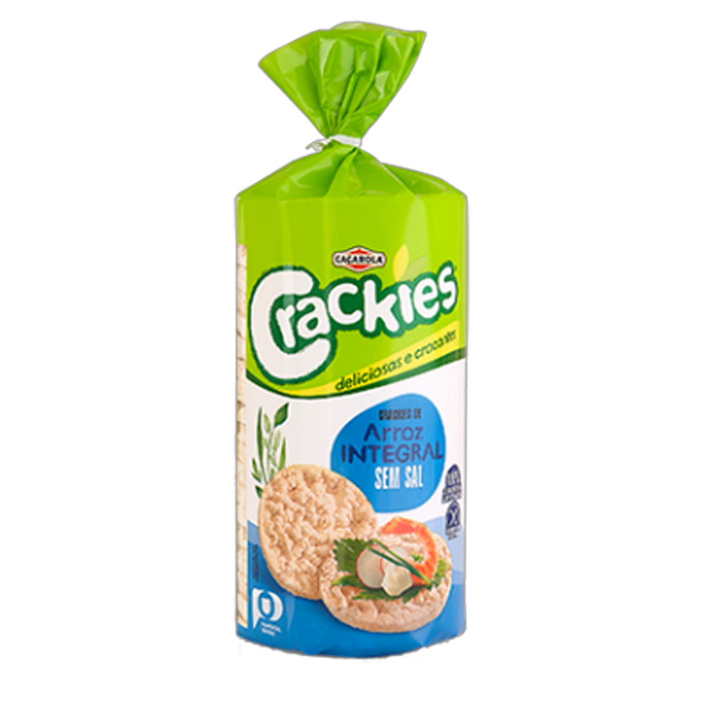 CAÇAROLA BOL.CRACKIES ARROZ INTEGRAL S/SAL 130GR CAÇAROLA BOL.CRACKIES ARROZ INTEGRAL S/SAL 130GR