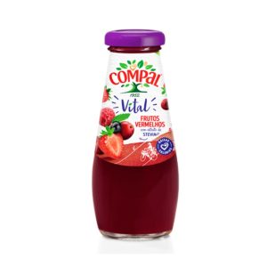 COMPAL VITAL FRUTOS VERMELHOS 200ML GARRAFA