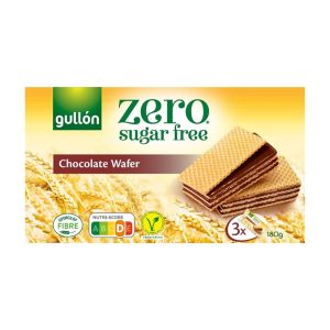 GULLÓN BARQUILLOS CHOCOLATE S/AÇÚCAR 180GR