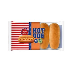 HIPER DELICIA PÃO DE CACHORRO 250GR 4UN