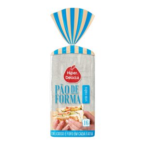 HIPER DELÍCIA PÃO DE FORMA S/CÔDEA 450GR
