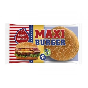 HIPER DELÍCIA PÃO MAXI BURGER C/4 UN 300GR