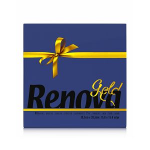 RENOVA GUARDANAPOS GOLD 2F 39,5 X 39,5 AZUL