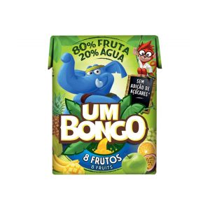 UM BONGO REFRIGERANTE 8 FRUTOS 200ML