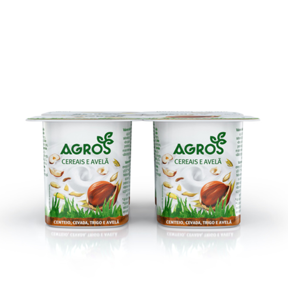 AGROS IOGURTE PEDAÇOS CEREAIS 4X120GR AGROS IOGURTE PEDAÇOS CEREAIS 4X120GR