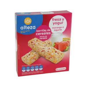 ALTEZA BARRAS CEREAIS MORANGO/IOGURTE 150GR 6B