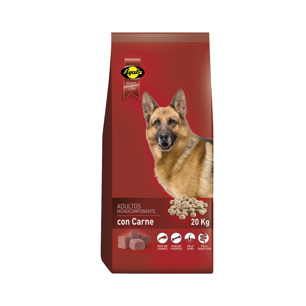 AYALA ALIMENTO COMPLETO P/ CÃO CROQUETES CARNE SC 20 KG AYALA ALIMENTO COMPLETO P/ CÃO CROQUETES CARNE SC 20 KG