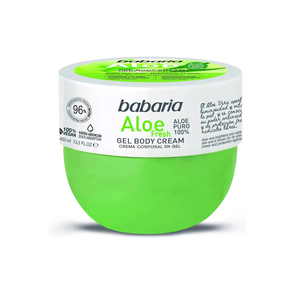 BABARIA CREME CORPORAL ALOÉ VERA 400ML BABARIA CREME CORPORAL ALOÉ VERA 400ML
