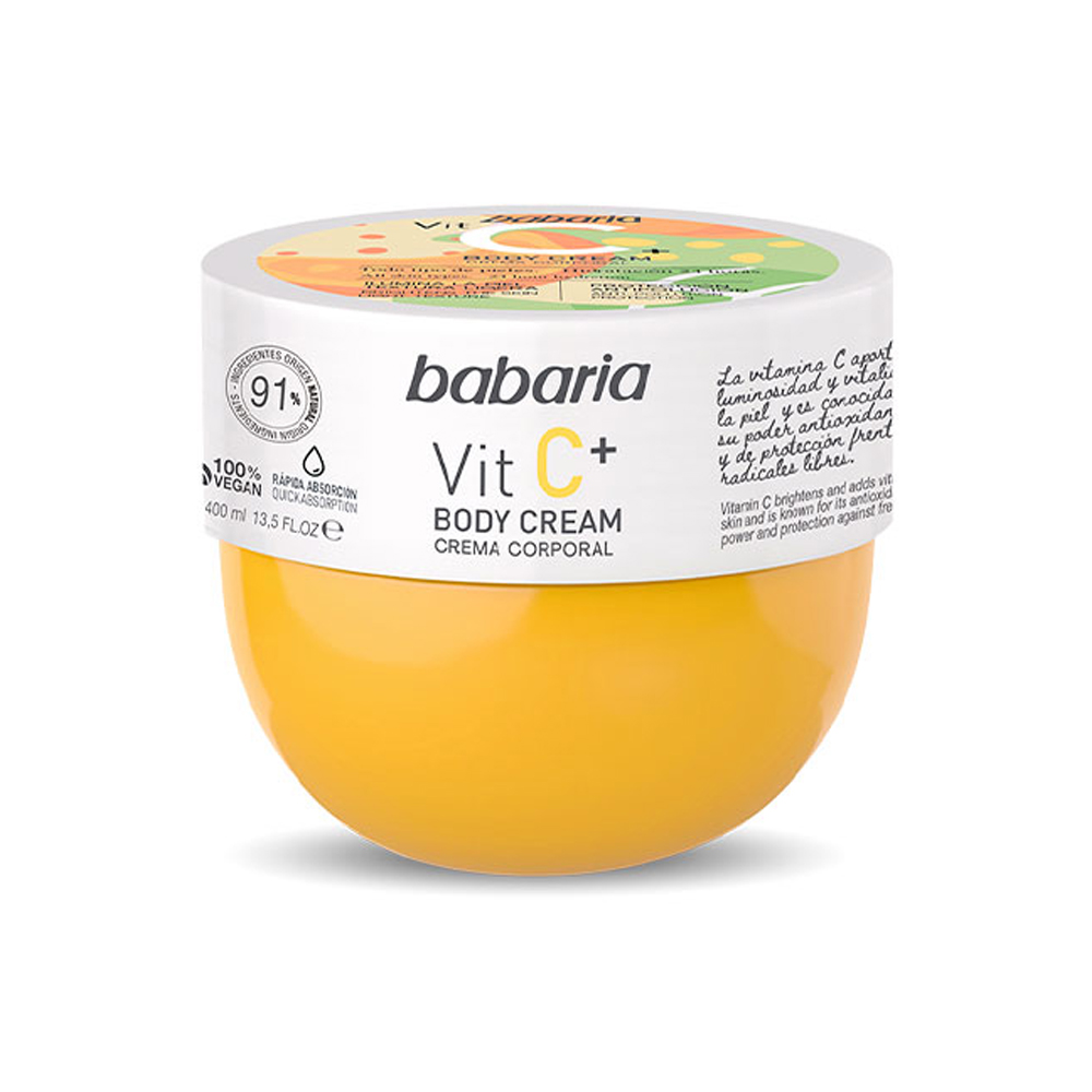 BABARIA CREME CORPORAL VITAMINA C 400ML BABARIA CREME CORPORAL VITAMINA C 400ML