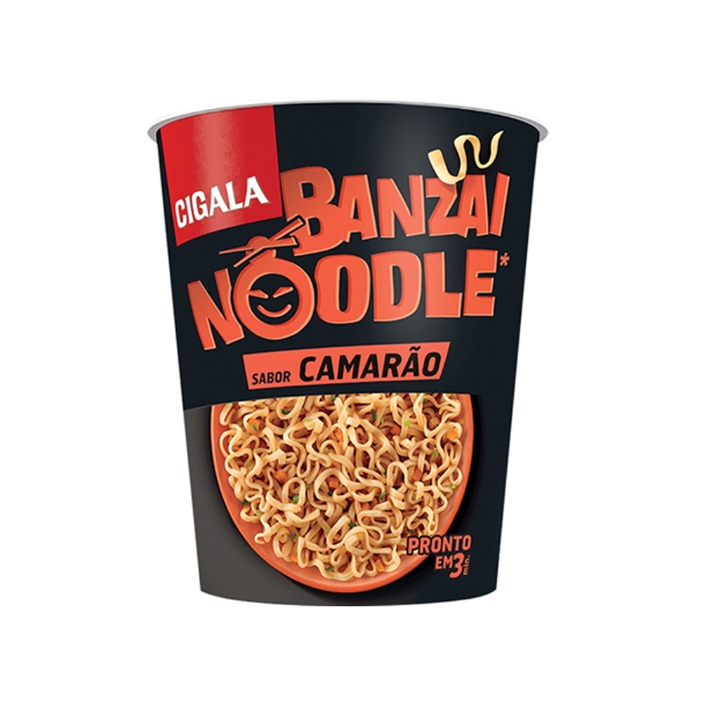 CIGALA BANZAI NOODLE CAMARÃO 67GR CIGALA BANZAI NOODLE CAMARÃO 67GR