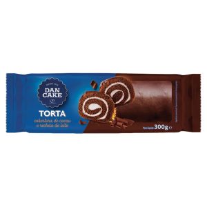 DAN CAKE TORTA RECHEIO COBERTURA CHOCOLATE 300GR