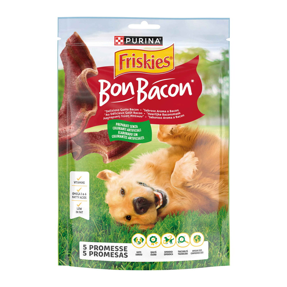 FRISKIES CÃO SNACKS BOM BACON 120GRS FRISKIES CÃO SNACKS BOM BACON 120GRS