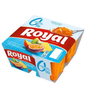 ROYAL GELATINA TROPICAL  0% AÇÚCAR 4X90GR
