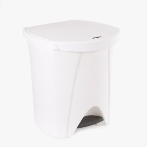 PLASTIKEN BALDE NATURE BRANCO C/PEDAL 48L