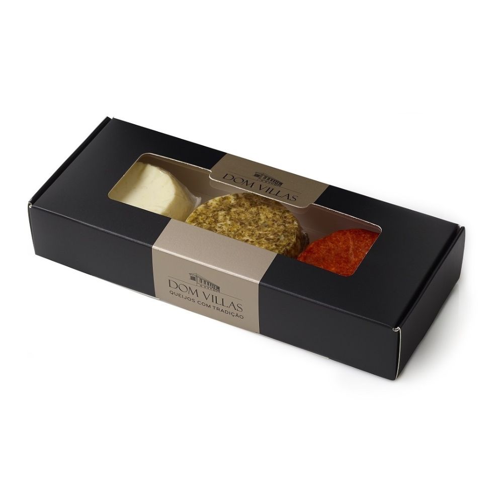 DOM VILLAS SELEÇÃO 3 QUEIJOS ESPECIARIAS 570G DOM VILLAS SELEÇÃO 3 QUEIJOS ESPECIARIAS 570G