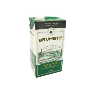 BRUMETE VINHO BRANCO EM CAIXA 1 LITRO