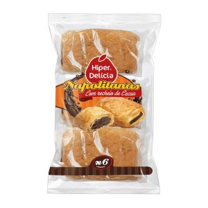 HIPER DELÍCIA NAPOLITANAS CHOCOLATE 6 UN 240GR