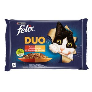 FELIX FANTASTIC GATO DUO FESTIN SABORES SELEÇÃO DO CAMPO 4X85GR